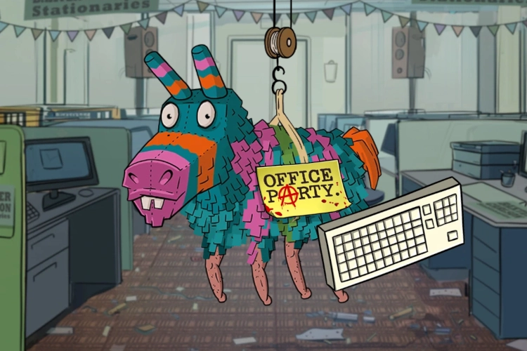 Office Party — party game para grupos na BUSBET